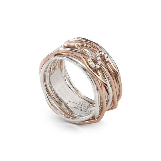 Anello Rubinia Donna Filodellavita in Oro rosa Diamante AN290AR - AN290AR